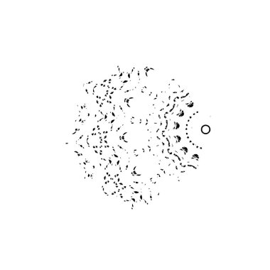 creative black brush stroke on white background 