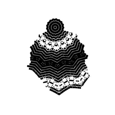 creative black brush stroke on white background 