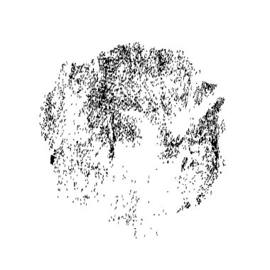 Beyaz arka planda siyah fırça darbesi 