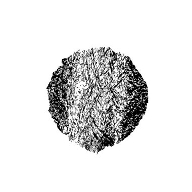 Beyaz arka planda siyah fırça darbesi 