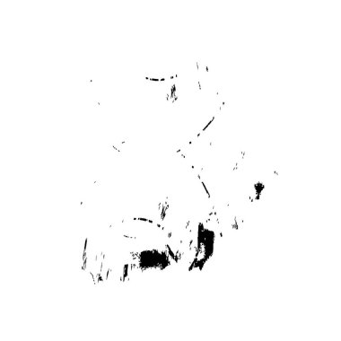 Beyaz arka planda siyah fırça darbesi 