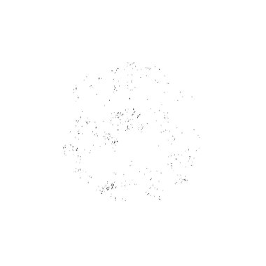 Beyaz arka planda siyah fırça darbesi 