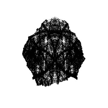 Beyaz arka planda soyut grunge siyah nokta. vektör illüstrasyonu