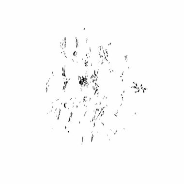 Beyaz arka planda siyah fırça darbesi 