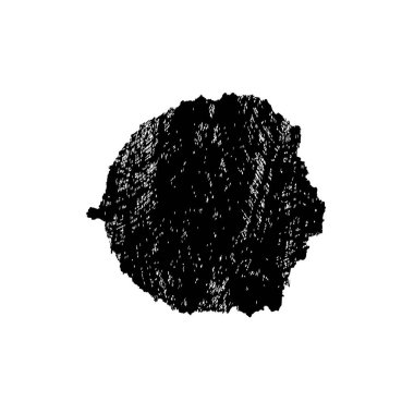 Beyaz arka planda siyah fırça darbesi 