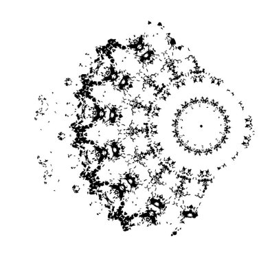 Beyaz arka planda siyah fırça darbesi 
