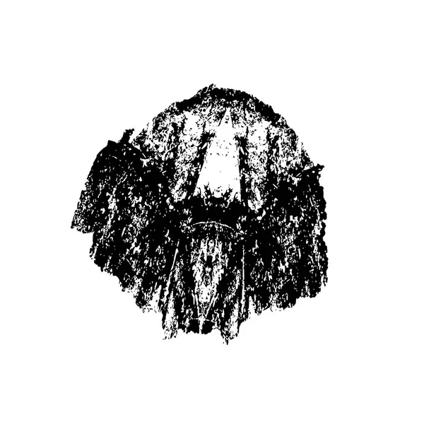 Beyaz arka planda soyut yaratıcı unsur. vektör illüstrasyonu.  