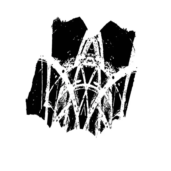 Grunge dokusu. Soyut siyah beyaz arka plan. Tek renkli vintage yüzey        