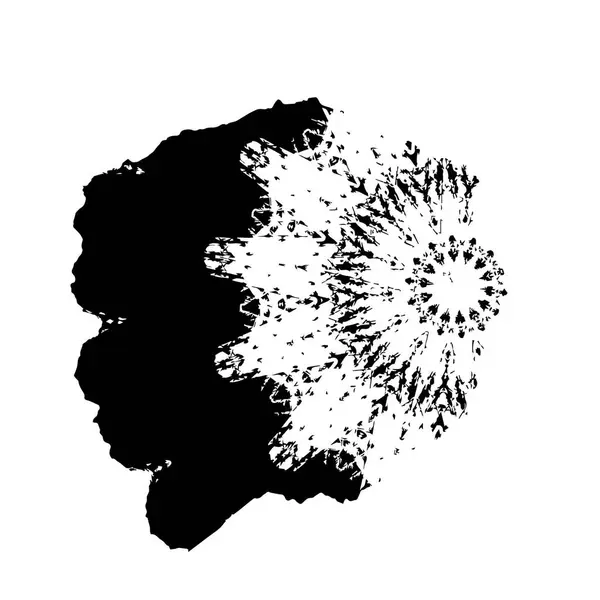 Grunge dokusu. Soyut siyah beyaz arka plan. Tek renkli vintage yüzey        