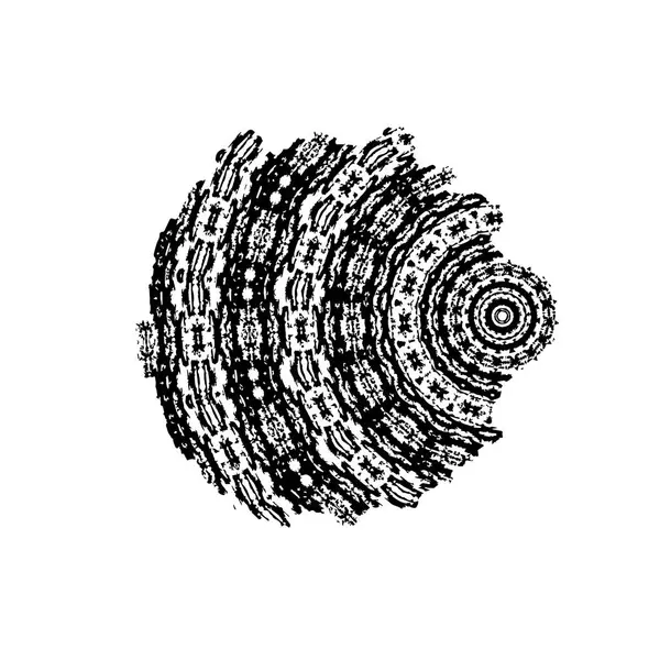 creative black brush stroke on white background 