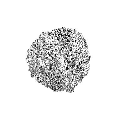 Beyaz arka planda siyah fırça darbesi 