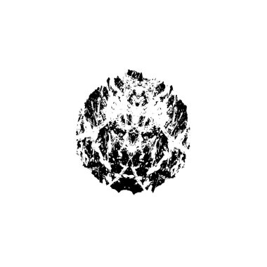 Beyaz arka planda siyah fırça darbesi 