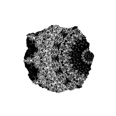 Yuvarlak kabile süsü, vektör illüstrasyon tasarımı