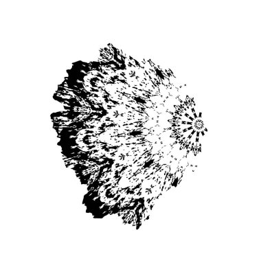 Yuvarlak kabile süsü, vektör illüstrasyon tasarımı