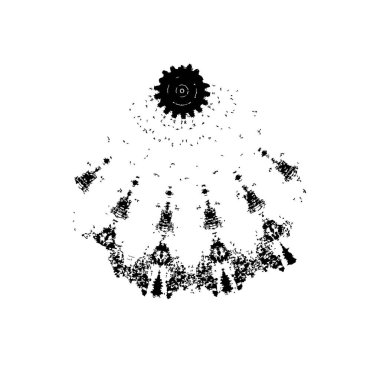 soyut fırça darbeleri, vektör illüstrasyonu 