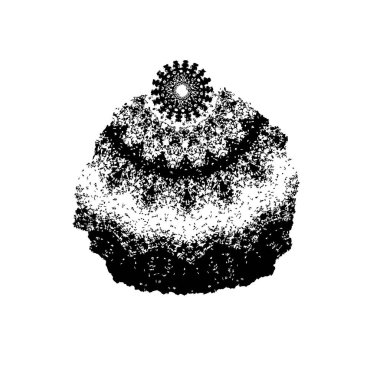 soyut fırça darbeleri, vektör illüstrasyonu 