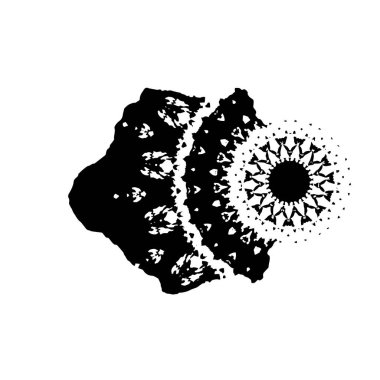 süs dokusu ve sanat tasarımı ile siyah ve beyaz monokrom soyut arkaplan