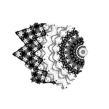 süs dokusu ve sanat tasarımı ile siyah ve beyaz monokrom soyut arkaplan