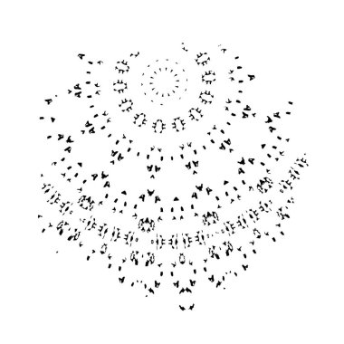 süs dokusu ve sanat tasarımı ile siyah ve beyaz monokrom soyut arkaplan