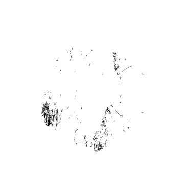 Beyaz arkaplanda soyut grunge siyah mürekkep lekesi