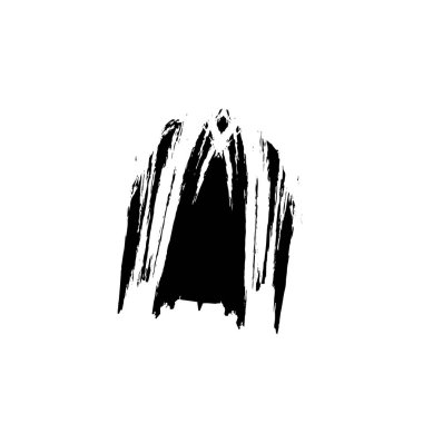 Beyaz arkaplanda grunge ögesi, soyut vektör çizimi