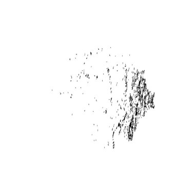 Beyaz arkaplanda grunge ögesi, soyut vektör çizimi