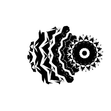 Soyut monokrom çizimi. Grunge siyah ve beyaz doku arkaplanı. 