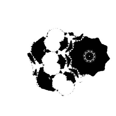 Soyut monokrom çizimi. Grunge siyah ve beyaz doku arkaplanı. 