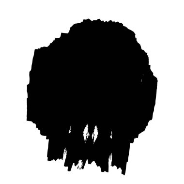 Abstract black and white vector background. Monochrome vintage surface with dirty pattern in cracks, spots, dots