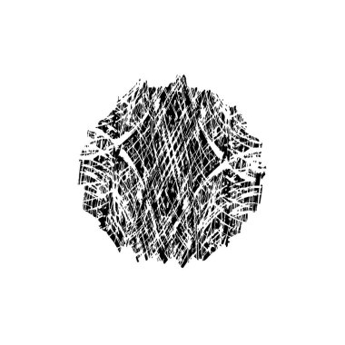 Abstract black and white vector background. Monochrome vintage surface with dirty pattern in cracks, spots, dots