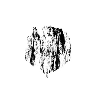 Abstract black and white vector background. Monochrome vintage surface with dirty pattern in cracks, spots, dots