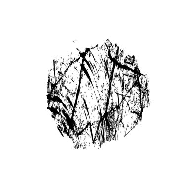 Abstract black and white vector background. Monochrome vintage surface with dirty pattern in cracks, spots, dots