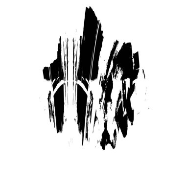 Abstract black and white vector background. Monochrome vintage surface with dirty pattern in cracks, spots, dots