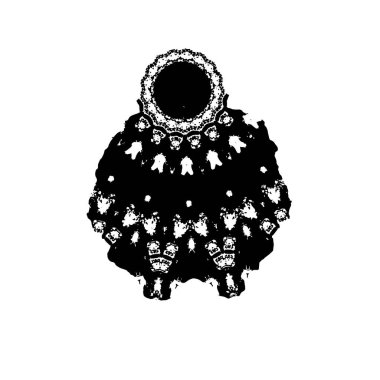 Abstract black and white vector background. Monochrome vintage surface with dirty pattern in cracks, spots, dots