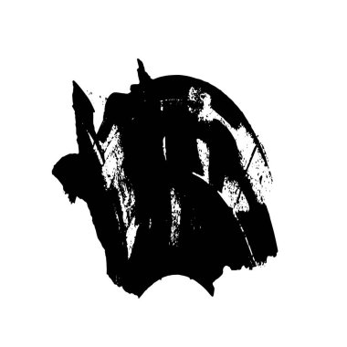 Abstract black and white vector background. Monochrome vintage surface with dirty pattern in cracks, spots, dots