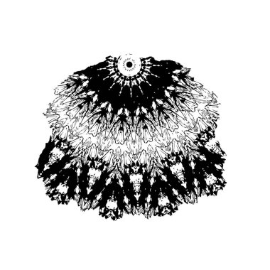 Abstract black and white vector background. Monochrome vintage surface with dirty pattern in cracks, spots, dots