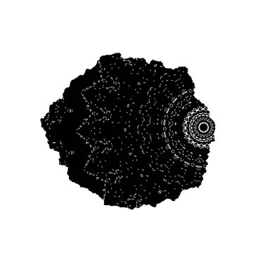 Abstract black and white vector background. Monochrome vintage surface with dirty pattern in cracks, spots, dots