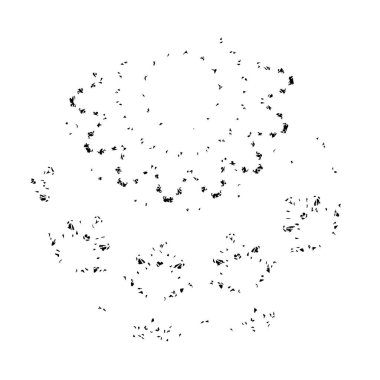 Siyah ve beyaz element vektör illüstrasyonlu desen