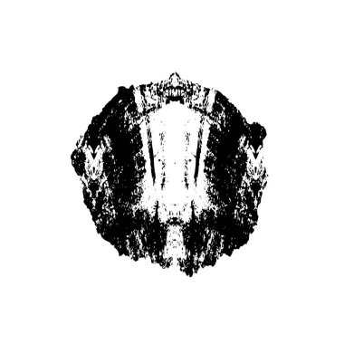 Siyah ve beyaz element vektör illüstrasyonlu desen