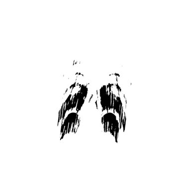 Siyah ve beyaz element vektör illüstrasyonlu desen