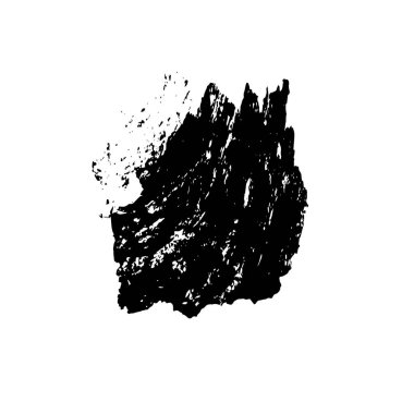 vektör siyah mürekkep darbesi. soyut fırça darbesi izole edildi.
