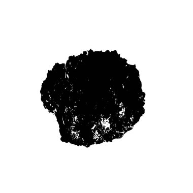 vektör siyah mürekkep darbesi. soyut fırça darbesi izole edildi.