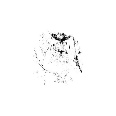 vektör siyah mürekkep darbesi. soyut fırça darbesi izole edildi.