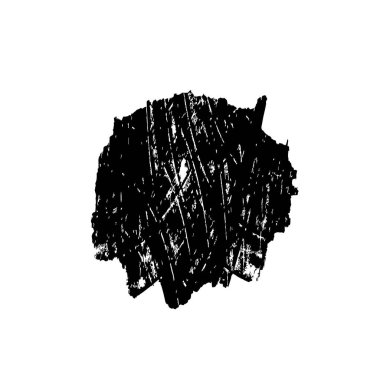 vektör siyah mürekkep darbesi. soyut fırça darbesi izole edildi.