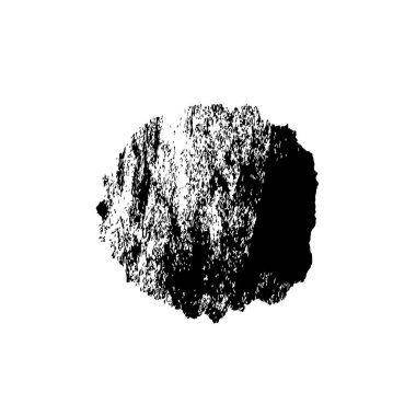 vektör siyah mürekkep darbesi. soyut fırça darbesi izole edildi.