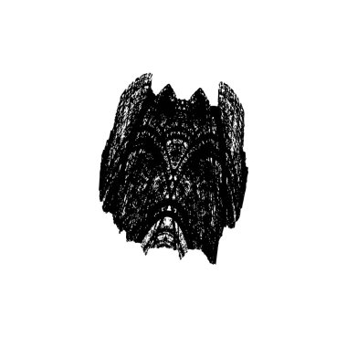 vektör siyah mürekkep darbesi. soyut fırça darbesi izole edildi.