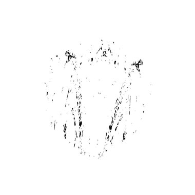 vektör siyah mürekkep darbesi. soyut fırça darbesi izole edildi.