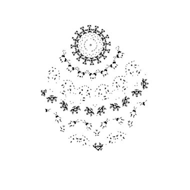 vektör siyah mürekkep darbesi. soyut fırça darbesi izole edildi.