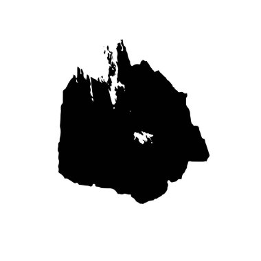 vektör siyah mürekkep darbesi. soyut fırça darbesi izole edildi.