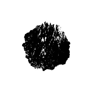 Beyaz arkaplanda siyah mürekkep darbesi.